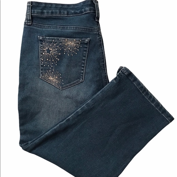 Style Co Denim Capri Crop Jeans Womans 